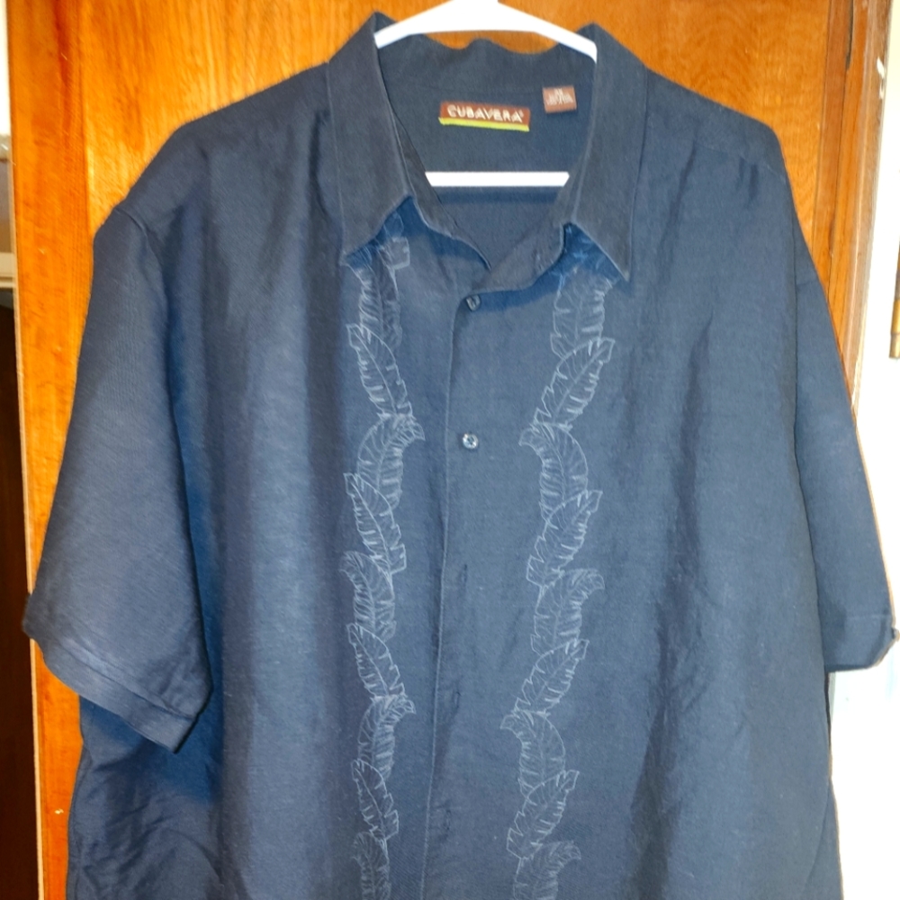Cabavera Black printed casual shirt